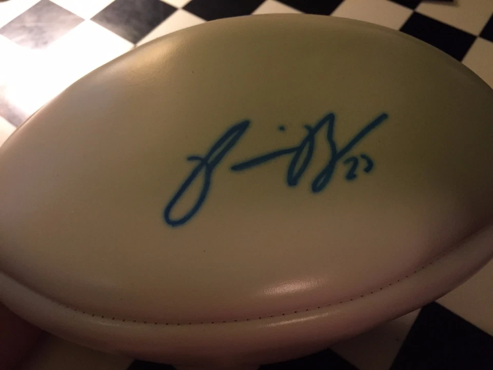 Ronnie Brown Auténtico Firmado Autografiado Tamaño Completo Panel Blanco Fútbol Certificado de Autenticidad Foto 1 de 1