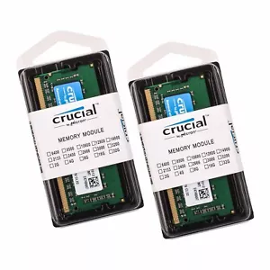Crucial 16GB (2*8GB) DDR3L 1600MHz PC3L-12800 204Pin SO-DIMM Laptop Memory Lot - Picture 1 of 10