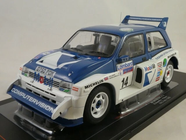 IXO MG Metro 6R4 #14 Liewellin Short RAC Rally 1986 1/18 18RMC068C - Immagine 1 di 3