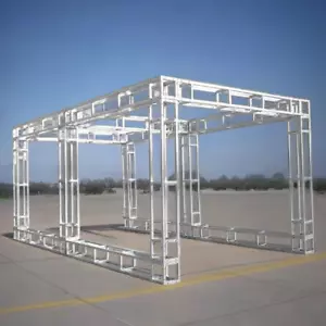 Juego de trípode de luz WISFOR con travesaño de 3 puntos - DJ Stand escenario truss stand 3 piezas - Imagen 1 de 17