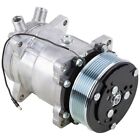 Oem Sanden Sd5h14 Ac Compressor And A C Clutch 4514 W 7 Groove Pulley