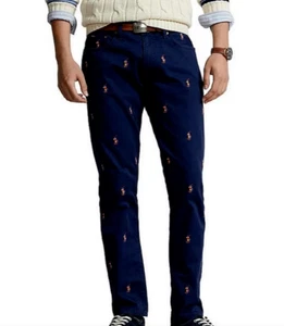 POLO RALPH LAUREN Jeans Blue Sullivan Slim Pant Pony Embroidered Men 30x30 $148 - Picture 1 of 6