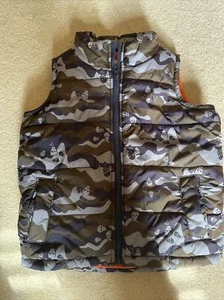 old navy puffer vest Boys X Small Skull Design - Picture 1 of 4