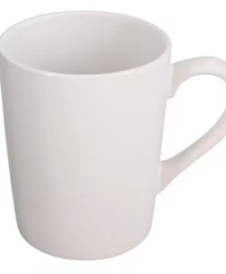 2 Royal Norfolk einfache 12 Unzen WEISSE BECHER 4 3/8" Keramik Vintage Stil klassisch - Bild 1 von 1