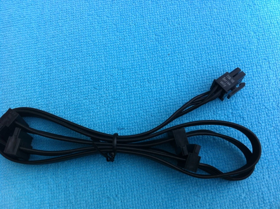 6 pin to 4x SATA DRIVER POWER cable for Corsair HX1050,HX850,TXM,HX, 22 INCHES - Image 1 of 3
