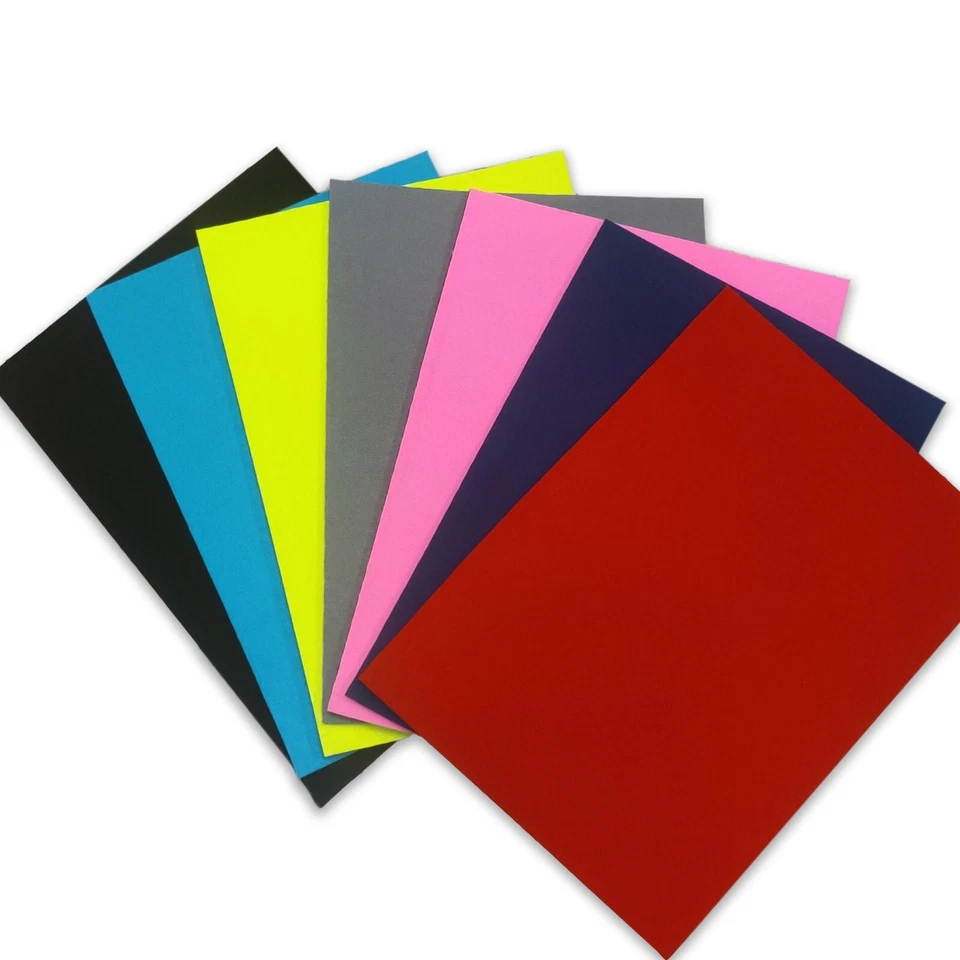 Neoprene Fabric Assortment Sample Patch Sheet Packs for Sewing Material Wetsuit - Image 1 of 4
