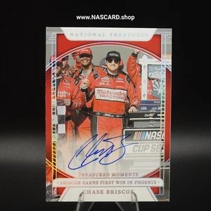 2024 National Treasures Treasured Moments Signatures Silver Chase Briscoe /49 - Imagen 1 de 2