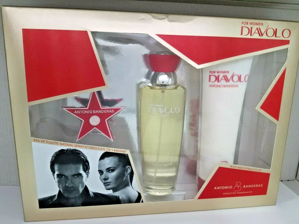 Diavolo por Antonio Banderas Juego de regalo de 2 piezas para mujer 3,4 oz EDT + 5 oz Leche corporal  Foto 1 de 2