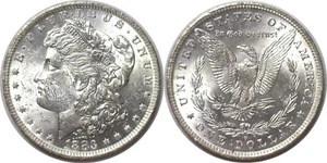 1883-O $1 Morgan Silver Dollar Uncirculated - Picture 1 of 3