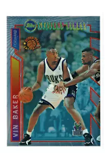 1996-97 Topps Mystery Finest Vin Baker #M18 Milwaukee Bucks Super Team Champ EX - Bild 1 von 2