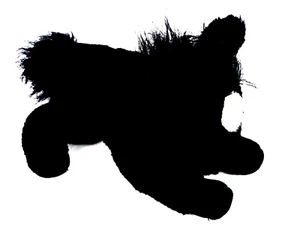 Aurora Horse Pony Black White Spot/Diamon Plush Stuffed Animal Toy 12" Bean fill - Picture 1 of 13