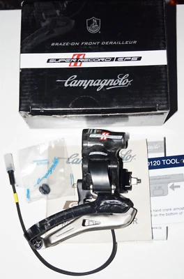 NEW Campagnolo Super Record EPS Front Derailleur 11 Speed (FD15-SR2BEPS) Foto 1 de 4