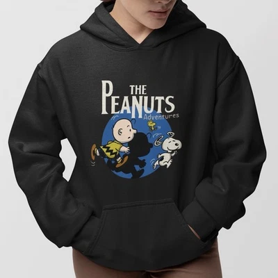 Snoopy Charlie Marrón Sudadera con Capucha Cacahuetes Dibujos Animados Linda Sudadera Estilo Vintage Unisex Foto 1 de 4