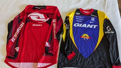 Answer & Giant Racing Camisetas Manga Larga MTB Ciclismo Equipo, XL, Lote de 2 Foto 1 de 4