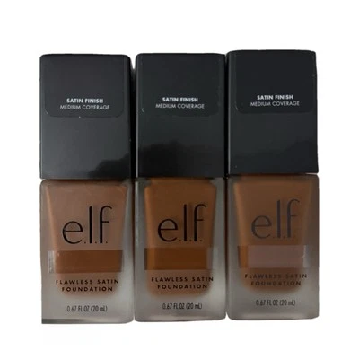 elf Flawless Satin Foundation Shade: 620 Expresso (3 Pack) - Image 1 of 4