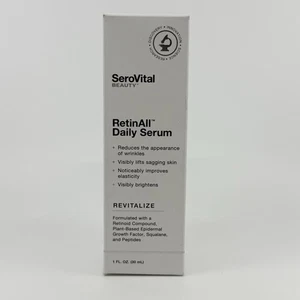 SeroVital RetinAll Daily Serum, Potent Retinal Compound 1.0 Oz New & Sealed - Picture 1 of 4