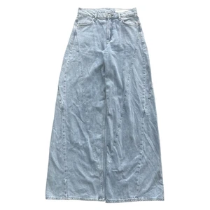 Rag & Bone Sofie Splice High Rise Wide Leg Jeans Size 28 Alisha Relaxed Fit - Picture 1 of 12