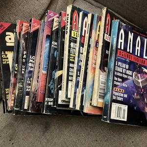 14 Back Issues of Analog Magazine Science Fiction Fantasy 1980s-1990s Sci-fi - Picture 1 of 17