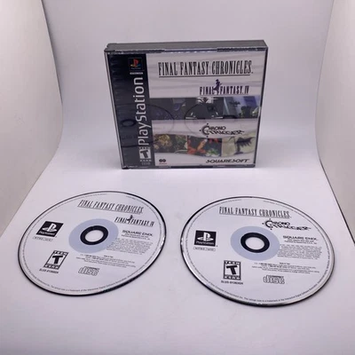 Final Fantasy Chronicles PS1 (Sony PlayStation 1, 2001) No Manual Black Label - Image 1 of 4
