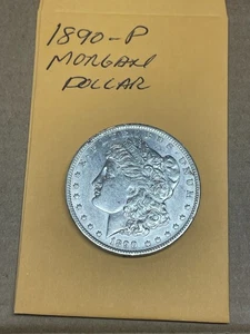 1890 -P Morgan Silber Dollar - Bild 1 von 3