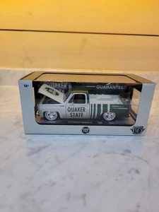M2 MACHINES 1973 CHEVROLET CHEYENNE 10 1/24 QUAKER STATE GREEN/WHITE 40300 133 B - Picture 1 of 1