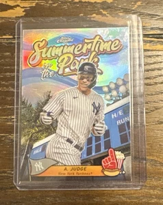 2024 Topps Chrome AARON JUDGE Summertime In The Park - Picture 1 of 2