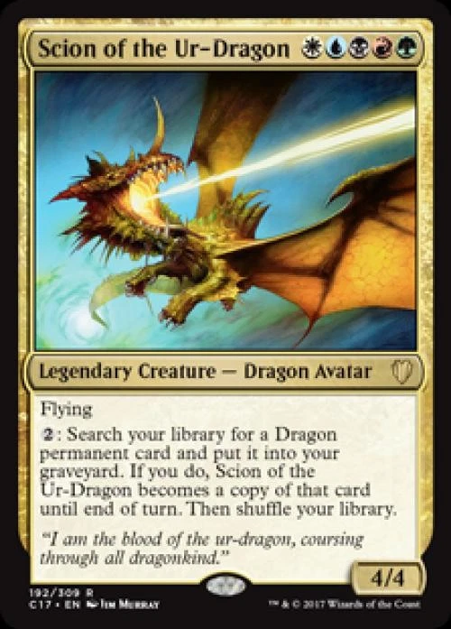 Scion of the Ur-Dragon - Light Play MTG Commander 2017 - Image 1 of 1