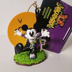 Disney Parks 2024 Happy Halloween Skelett Mickey Baumschmuck zum Aufhängen - Neu - Bild 1 von 7