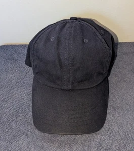 J Crew Made In The USA Garment Dyed Twill Baseball Hat Mens One Size Blue Canvas - Picture 1 of 11