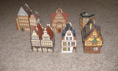 K23   Vollmer Faller o.a. Konvolut   7 Altstadthäuser  aus Anlagenabbau - Bild 1 von 4