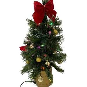 20" Fibre Optic Christmas Tree Tested VIDEO Vintage 1970 - Picture 1 of 3