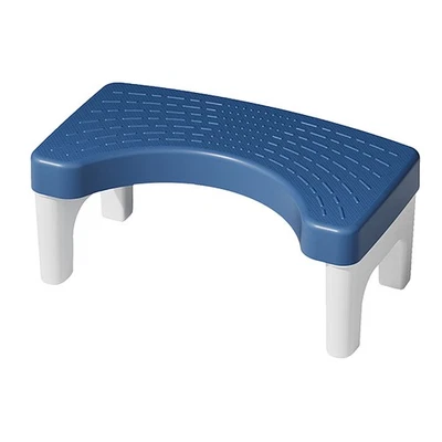 Navy Blue Toilet Stool Poop Stool For Squatting Posture Bathroom Thick Portable - Image 1 of 4