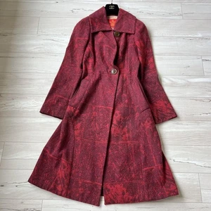 Vivienne Westwood RED LABEL Long Mantel Jacke Gr. 40 / M-L Orb Allover SK1515 - Bild 1 von 20