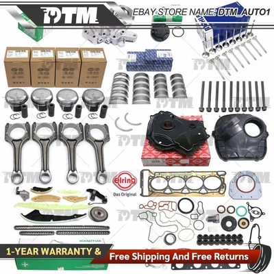 OEM Engine Overhaul Pistons Kit Oversize Φ83mm / Φ23mm FOR Audi VW 1.8T CDA CDH - Image 1 of 4