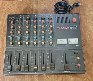 Vintage Tascam M-06 6-Channel Analog Mixer AC100V - Picture 1 of 7