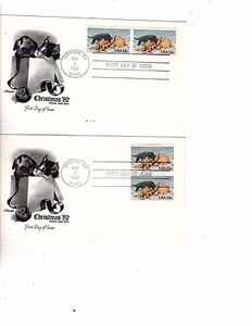 US stamps  FDC #2025 Puppy & Kitten 2 stamps Artmaster 45 in auction g12 cv$57 - Picture 1 of 1