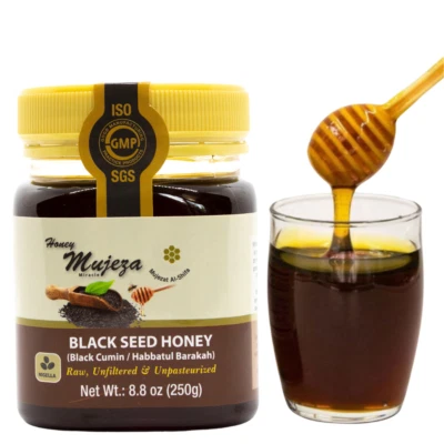 Black Seed Honey 100% Natural Not Mixed with Oil or Powder 250g/8.8oz - Image 1 of 4
