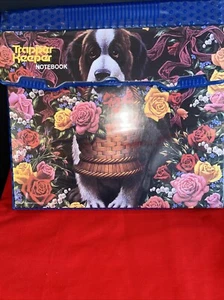 The Trapper Keeper VTG MEAD Saint Bernard Dog W/Flowers 1994 With 2 VTG Folders - Picture 1 of 18