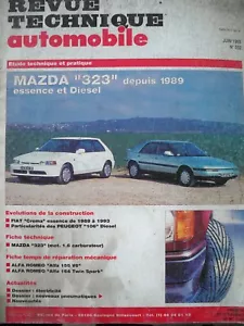 Mazda 323 (1989-) Fiat Croma Peugeot 106 - Revue Technique Automobile - Picture 1 of 1