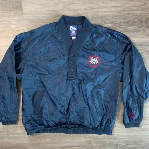 Vtg Arizona Wildcats Pullover Windbreaker Jacket Mens XL Navy Pro Player Cover