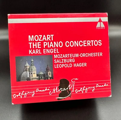 Mozart Piano Concertos, Engel Hager [Teldec 10 CD Box Set] CDs are NM - Image 1 of 4