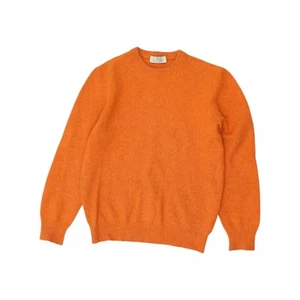 Jersey tejido naranja Valentino | Suéter informal de diseño vintage para hombre cuello redondo - Imagen 1 de 4