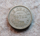 SAN DIEGO, KAL.   U.S. GRANT HOTEL 5 ¢ KALIFORNIEN TOKEN