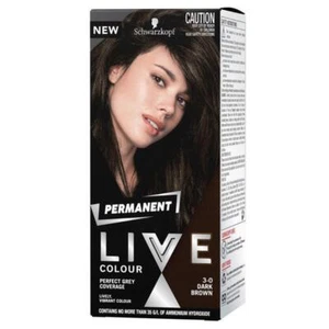 Schwarzkopf Live Salon Permanent 3-0 Dark Brown - Picture 1 of 1