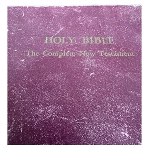 Vintage Heilige Bibel Das komplette neutestamentliche Hörbuch auf 26, 16 U/min Schallplatte 1953 - Bild 1 von 14
