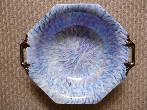 NEWHALL POTTERY BLUE LUSTERWARE BOWL 23 CM - Picture 1 of 2