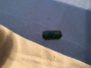 vintage advertising split shot tin - Picture 1 of 5