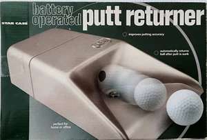 Putt Returner STAR CASE BATTERY OPERATED GOLF PUTTING CUP BALL RETURN Automatic - Picture 1 of 3