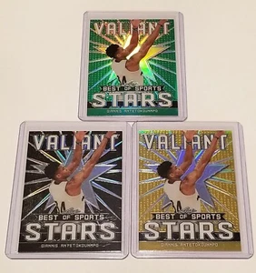 2020 LEAF BEST OF SPORTS Giannis Antetokounmpo Lot /5 Black /10 GOLD Green /75 - Bild 1 von 2