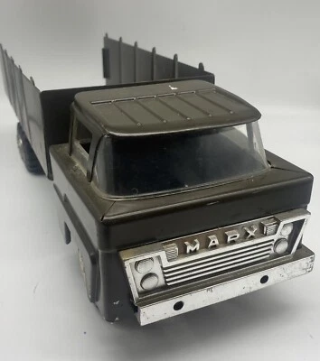 VINTAGE MARX TRANSPORT CARRIER TRUCK PRESSED METAL Green - Image 1 of 4